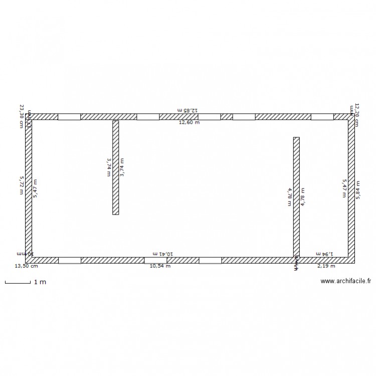 mason. Plan de 0 pièce et 0 m2