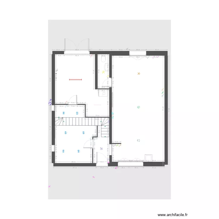 RDC plan électrique. Plan de RDC plan électrique. Plan de