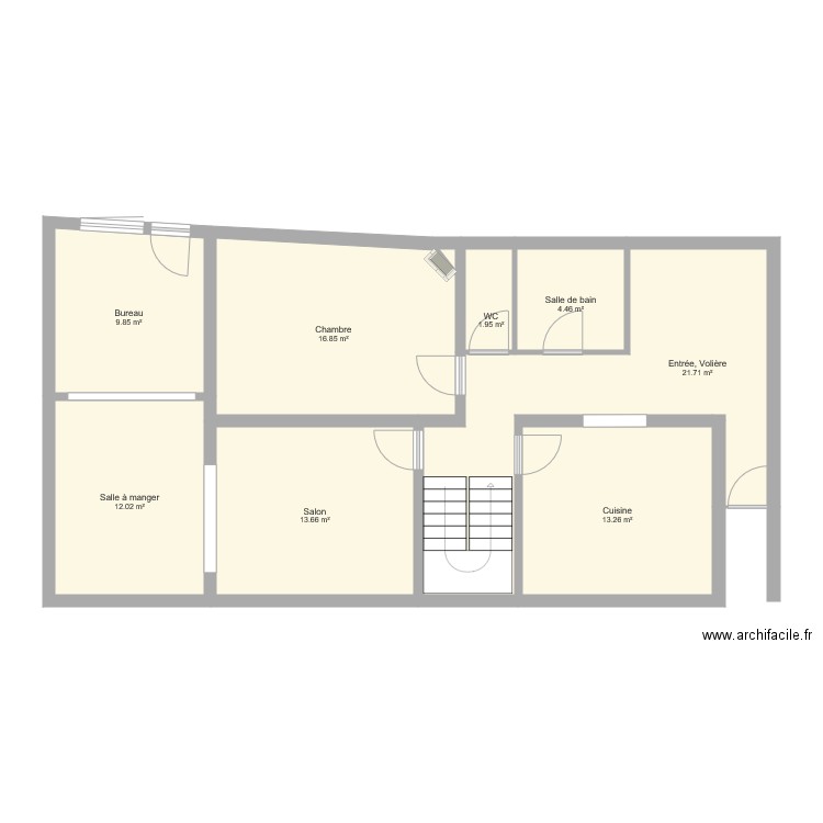 Actuel RdC. Plan de 0 pièce et 0 m2