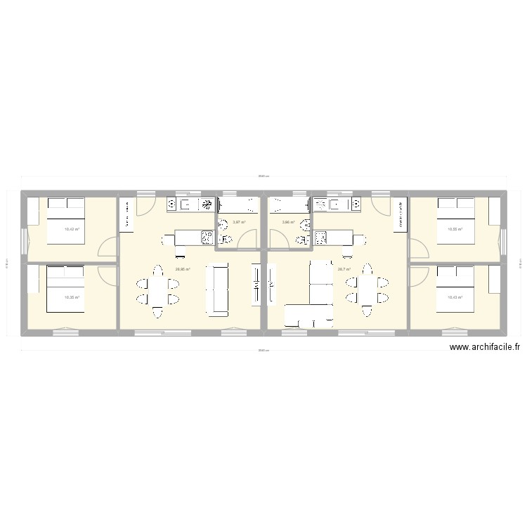 Logements v2. Plan de 0 pièce et 0 m2