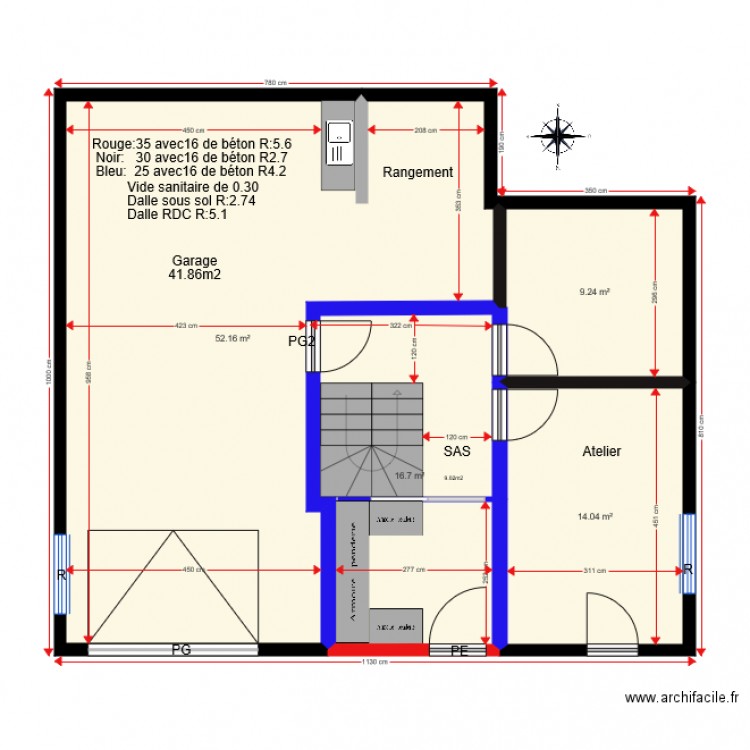 Cercier version 8. Plan de 0 pièce et 0 m2