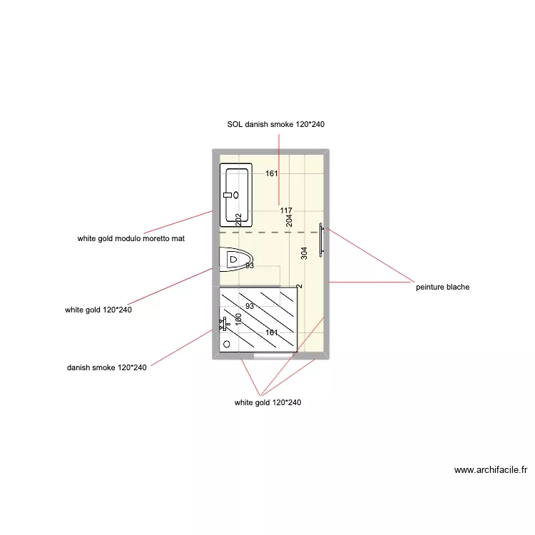 SDB d&eacute;tails 3. Plan de 