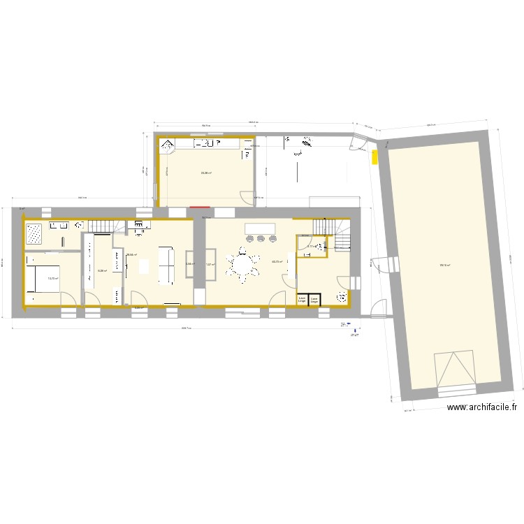 sandrine. Plan de 0 pièce et 0 m2