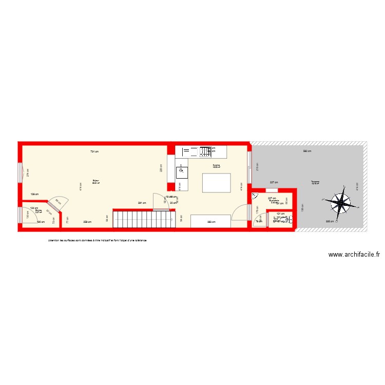 BI 4590 RDC coté. Plan de 0 pièce et 0 m2