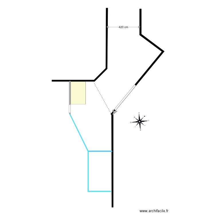 Sereines entrée Projet 01. Plan de 0 pièce et 0 m2