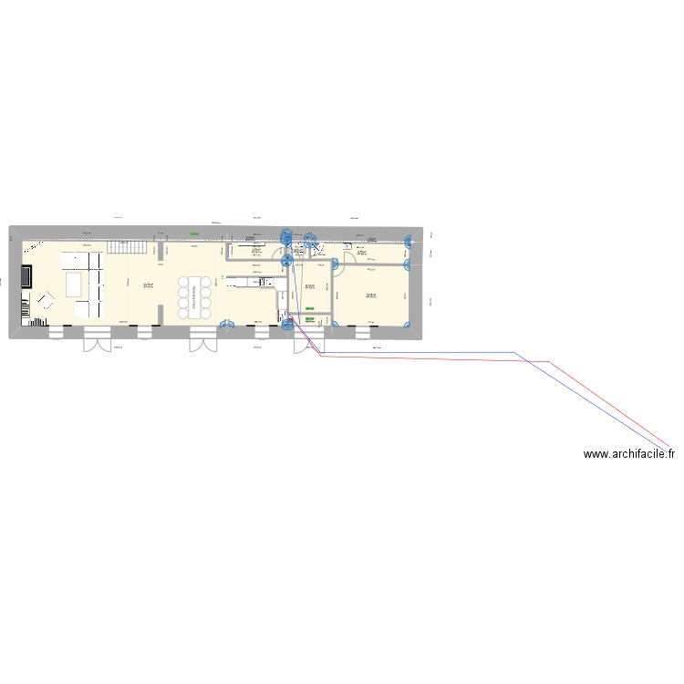 Gros 15260 RDC et 1er 062023. Plan de 21 pièces et 293 m2