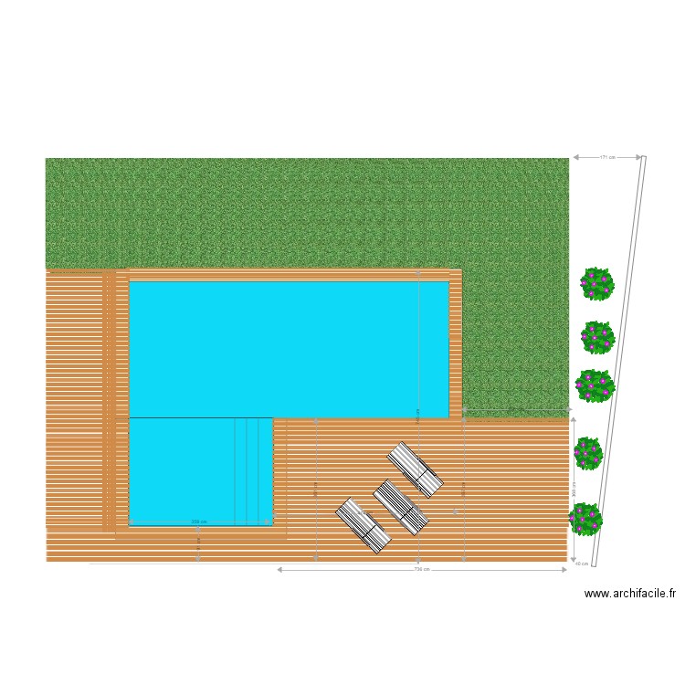 Piscine 5. Plan de 0 pièce et 0 m2