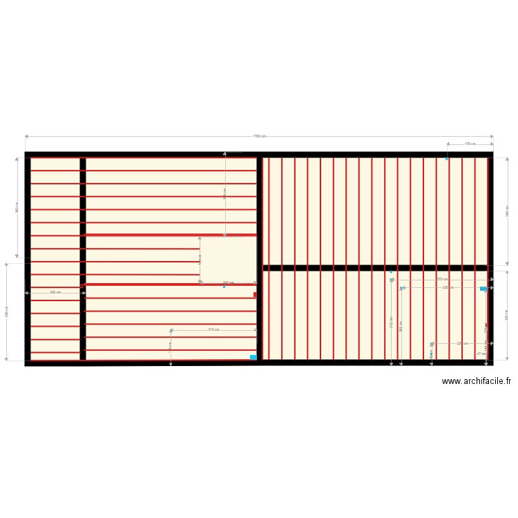 Pan Maçonnerie plancher Etage. Plan de 0 pièce et 0 m2