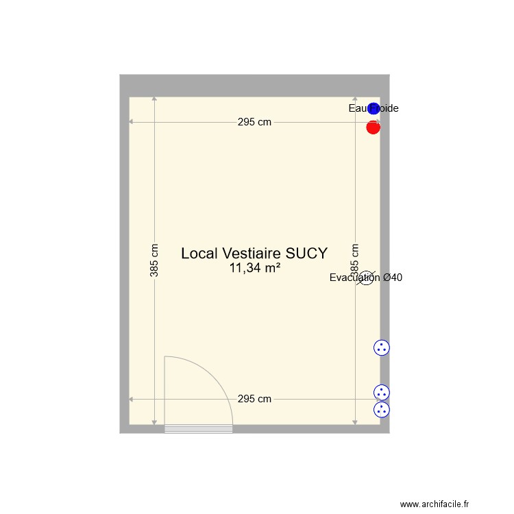 AVANT TRAVAUX PLA SUCY MALSL. Plan de 0 pièce et 0 m2