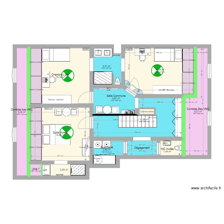 thierry Etage 2 et salle de jeux. Plan de 0 pièce et 0 m2
