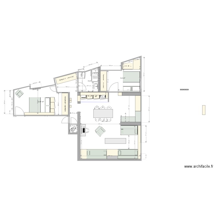 SAINT FIACRE côté cuisine 2. Plan de 0 pièce et 0 m2