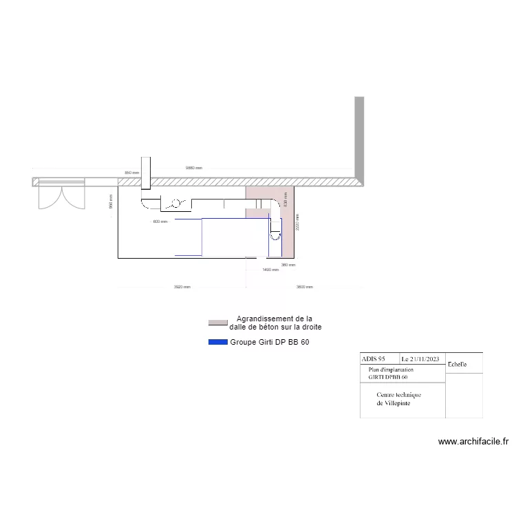 CTM Villepinte. Plan de 
