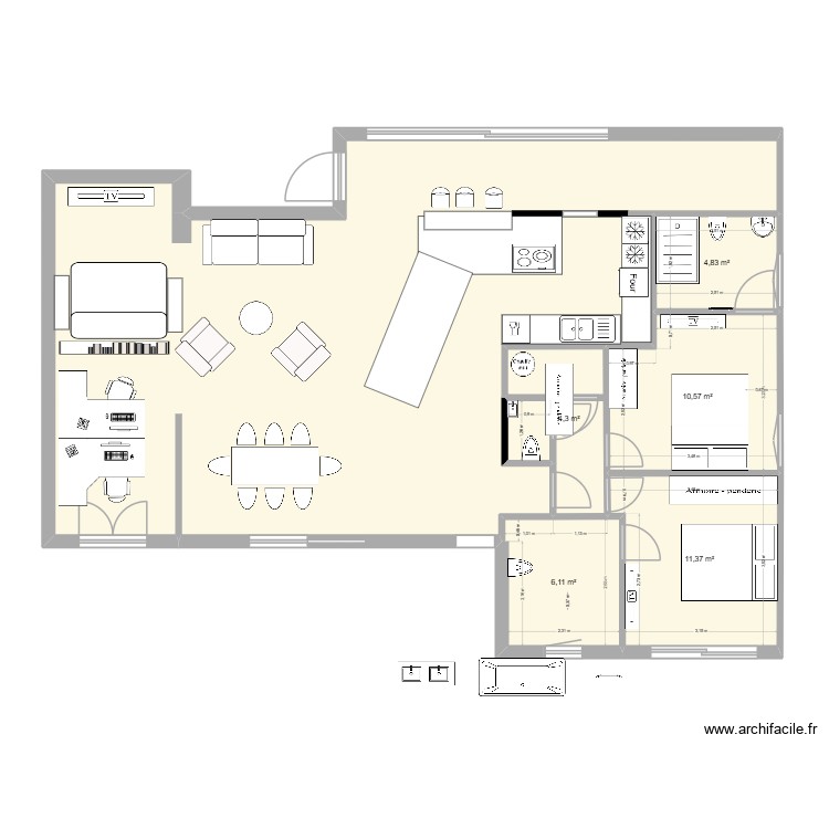 PROJET IMPLANTATION V2. Plan de 0 pièce et 0 m2
