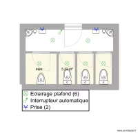 Sanitaires &eacute;lectricit&eacute;