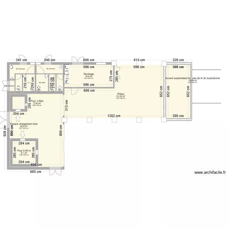 Préau municipal 1.2. Plan de Préau municipal 1.2. Plan de