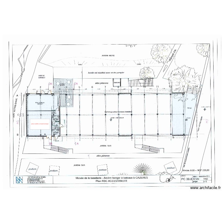 M Garonne. Plan de 0 pièce et 0 m2