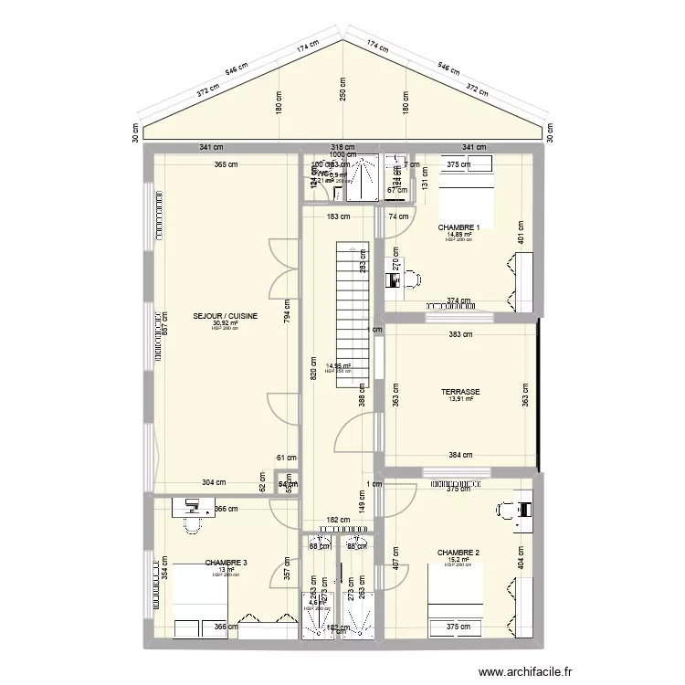 MUSSET. Plan de 
