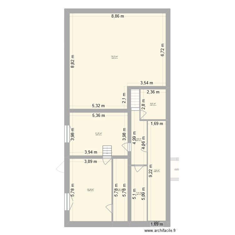 beauwelz. Plan de 19 pièces et 318 m2