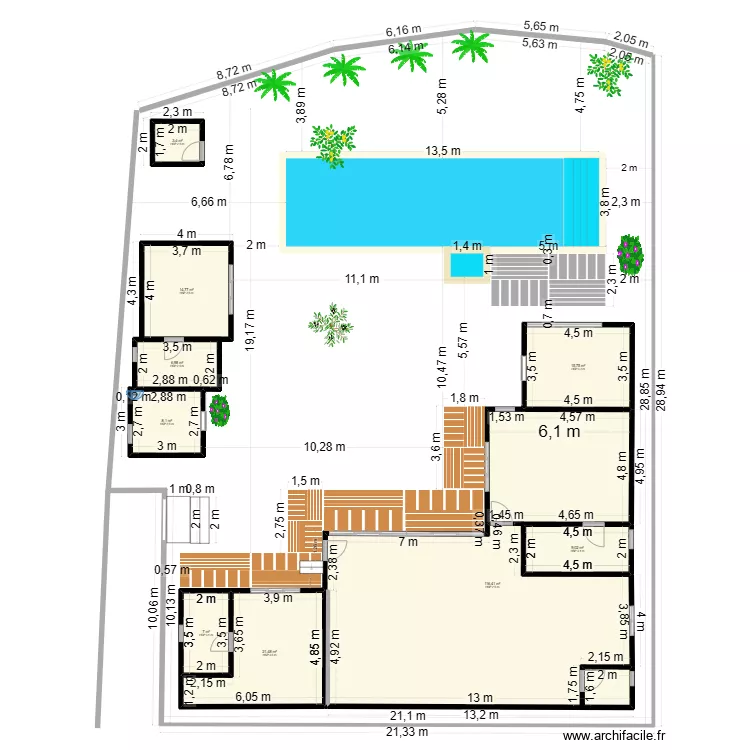Villa 1 POOL 13.5-V2. Plan de Villa 1 POOL 13.5-V2. Plan de
