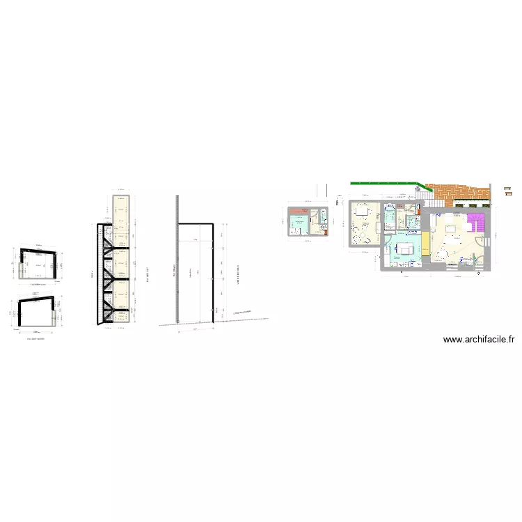 RDC-29-09-2025 carport. Plan de 51 et 126 m² RDC-29-09-2025 carport. Plan de 51 et 126 m²