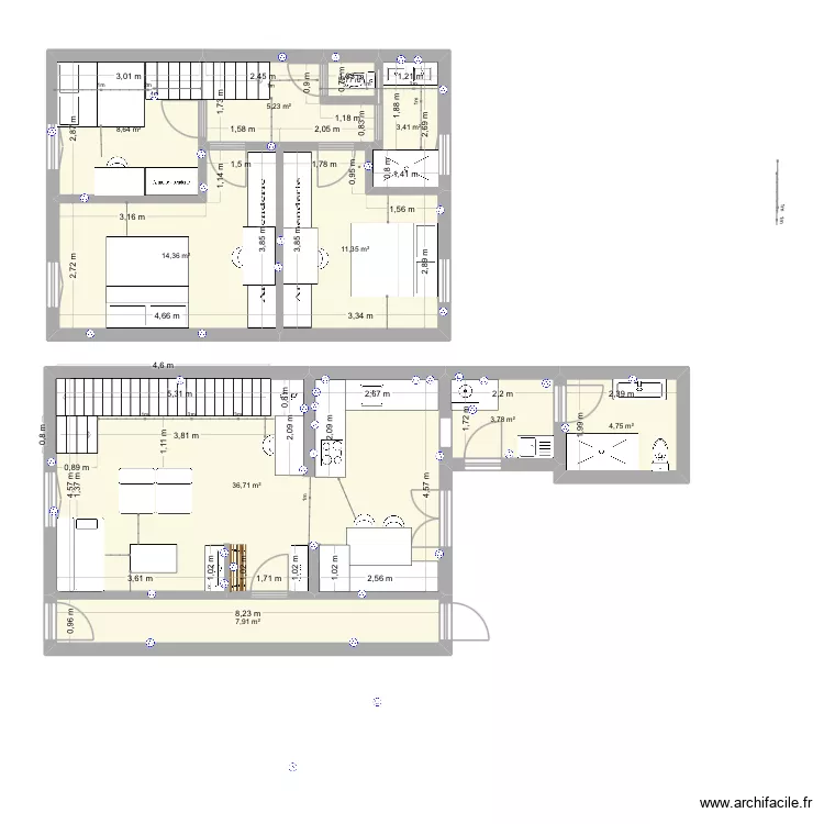 montmejean_table. Plan de 10 et 97 m² montmejean_table. Plan de 10 et 97 m²