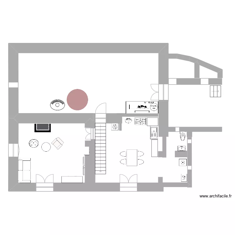 plan rez de jardin grande maison projet 3. Plan de plan rez de jardin grande maison projet 3. Plan de