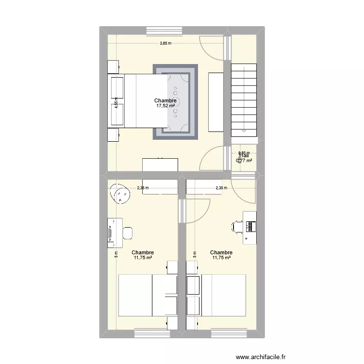 ACAUfa232 / 1. Plan de 5 et 45 m² ACAUfa232 / 1. Plan de 5 et 45 m²