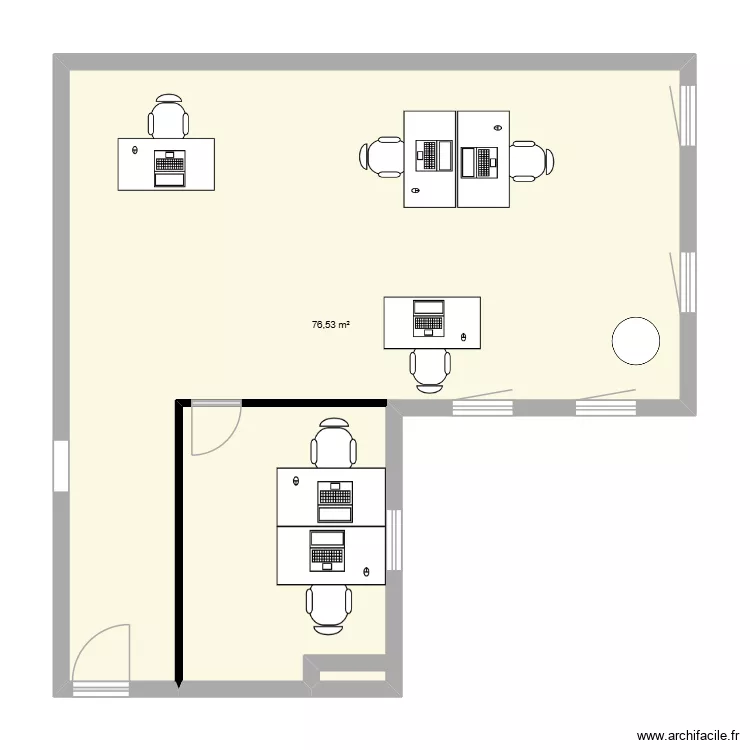 Bureau. Plan de Bureau. Plan de