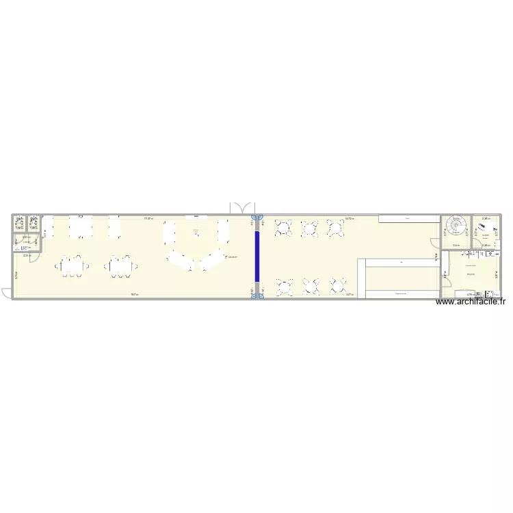 Local La Ramée 1er étage. Plan de Local La Ramée 1er étage. Plan de