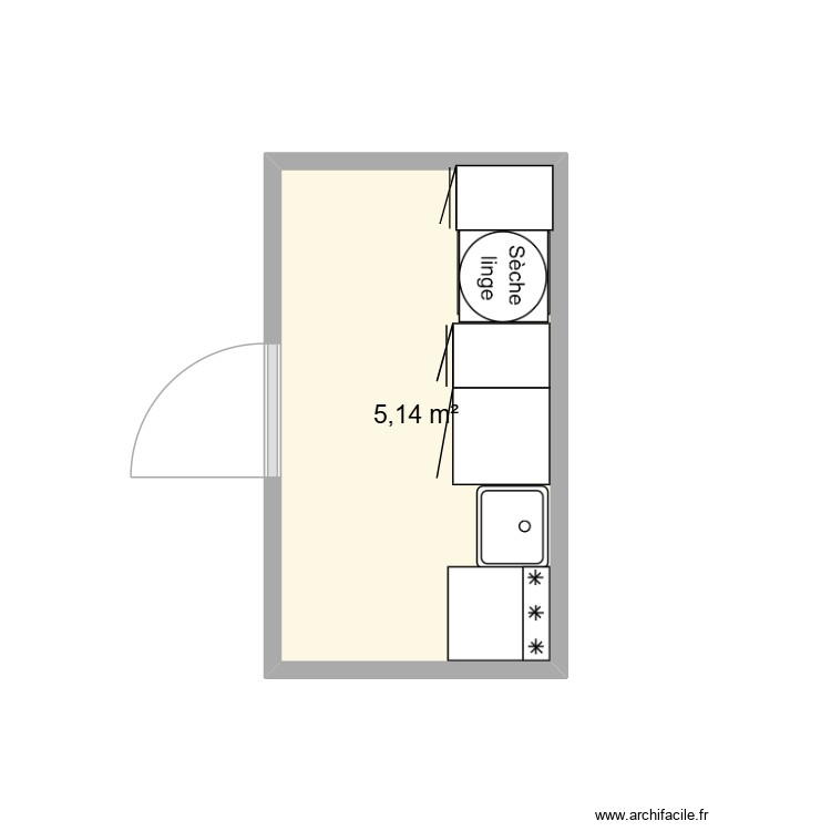 BUANDERIE. Plan de 0 pièce et 0 m2