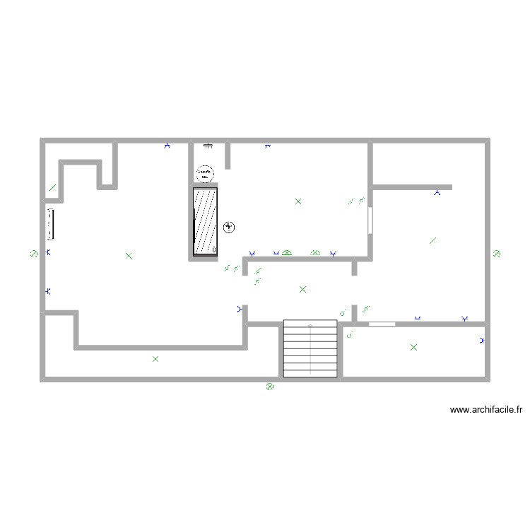 Dany Etage. Plan de 0 pièce et 0 m2