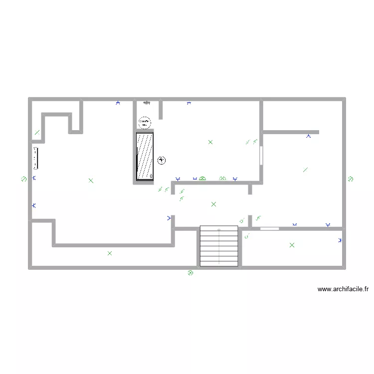 Dany Etage. Plan de 4  et 110 m²