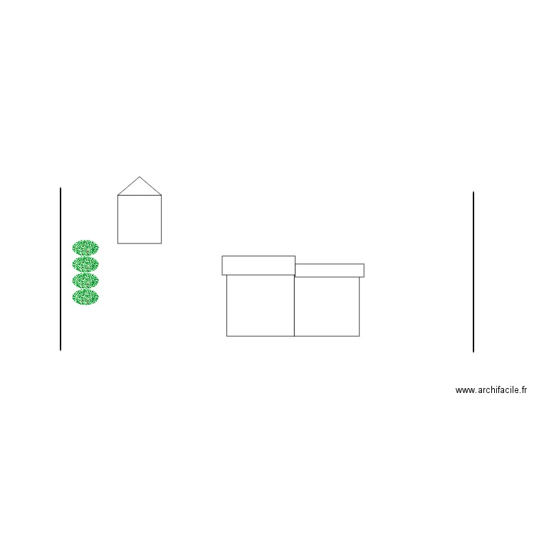 plan en coupe. Plan de 0 pièce et 0 m2