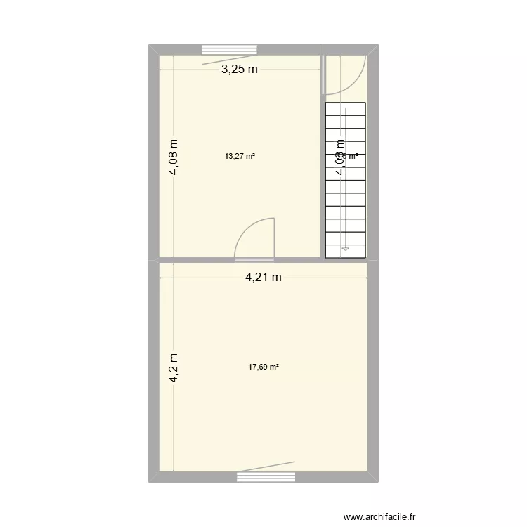 Haut avant travaux Crusnes. Plan de 3 et 34 m² Haut avant travaux Crusnes. Plan de 3 et 34 m²