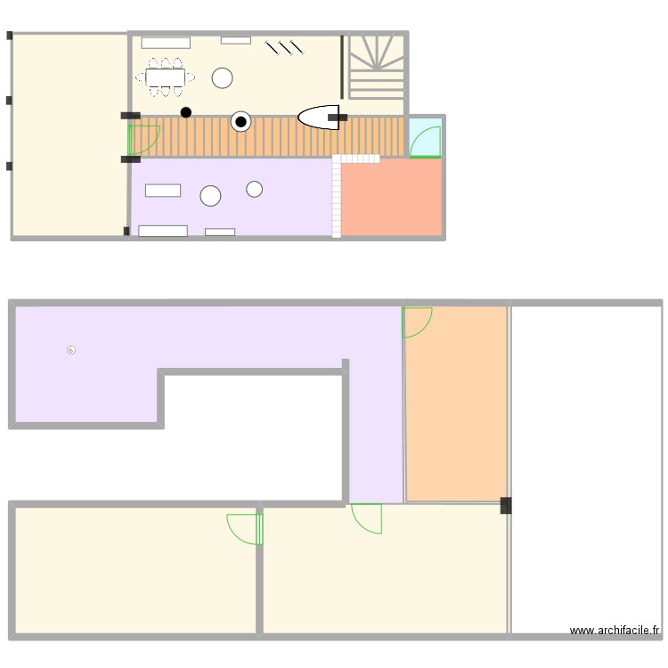 BOUALLLIOUI. Plan de 59 pièces et 7212 m2