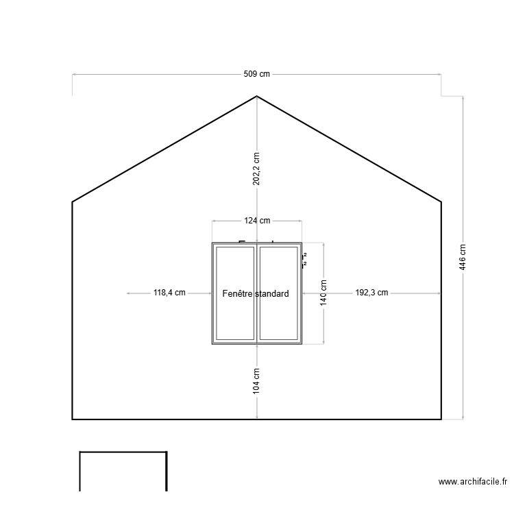 facade sud avant menuiserie pvc double vitrage. Plan de 0 pièce et 0 m2