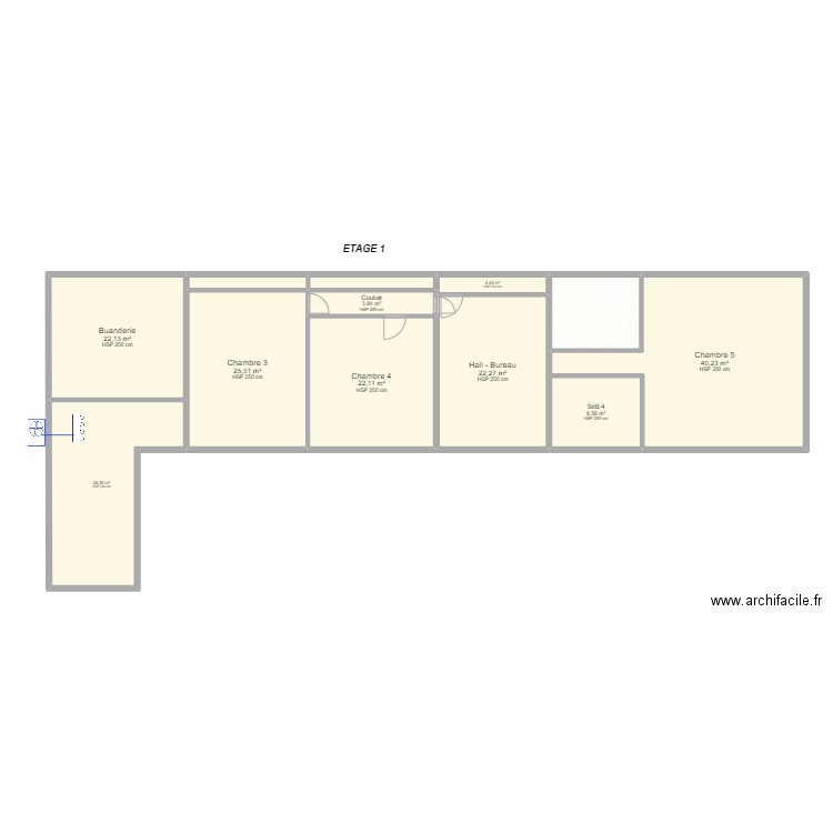 SCI COGNARDERIE - Etage PAC A/A. Plan de 0 pièce et 0 m2