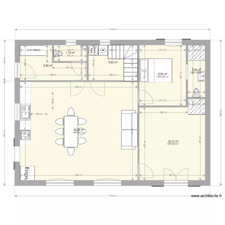 saumane 84 v13.51rdcx. Plan de 17 Pièces et 162 m²
