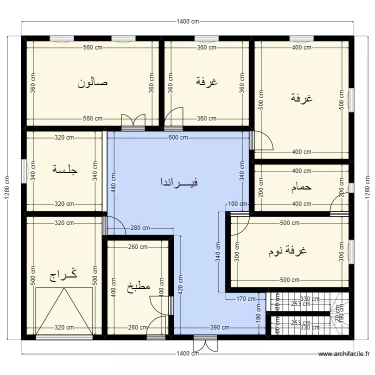 Plan maison Client 36 04 00 73. Plan de 