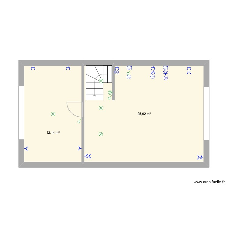 comble. Plan de 0 pièce et 0 m2