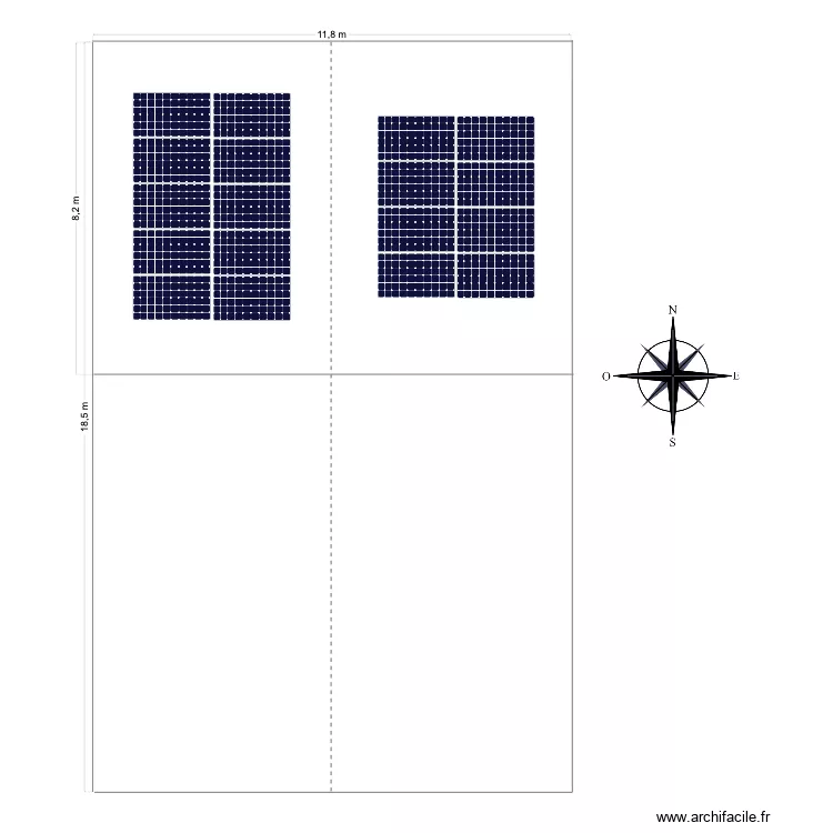 MAISON VALVERDER. Plan de 