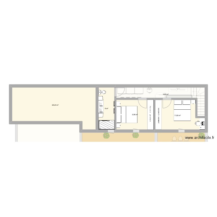 claude. Plan de 10 pièces et 179 m2