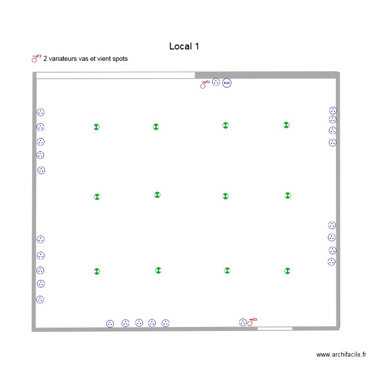 local 1 elec. Plan de 0 pièce et 0 m2