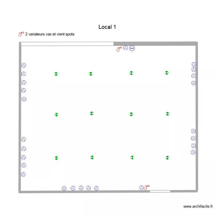 local 1 elec. Plan de 