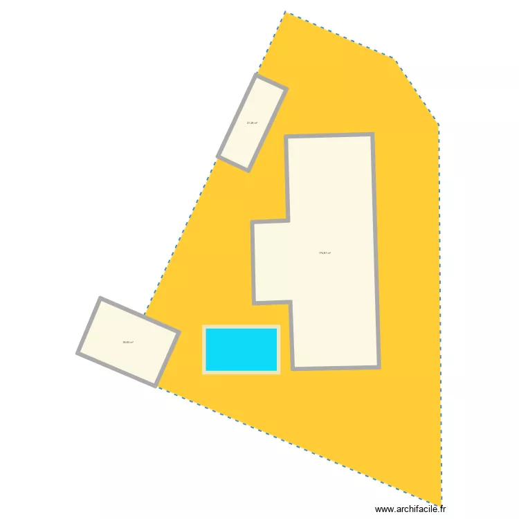 plan piscine tranquard. Plan de 