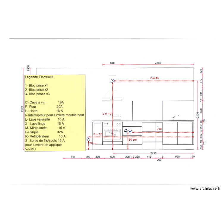 Cuisine Archiac. Plan de 0 pièce et 0 m2