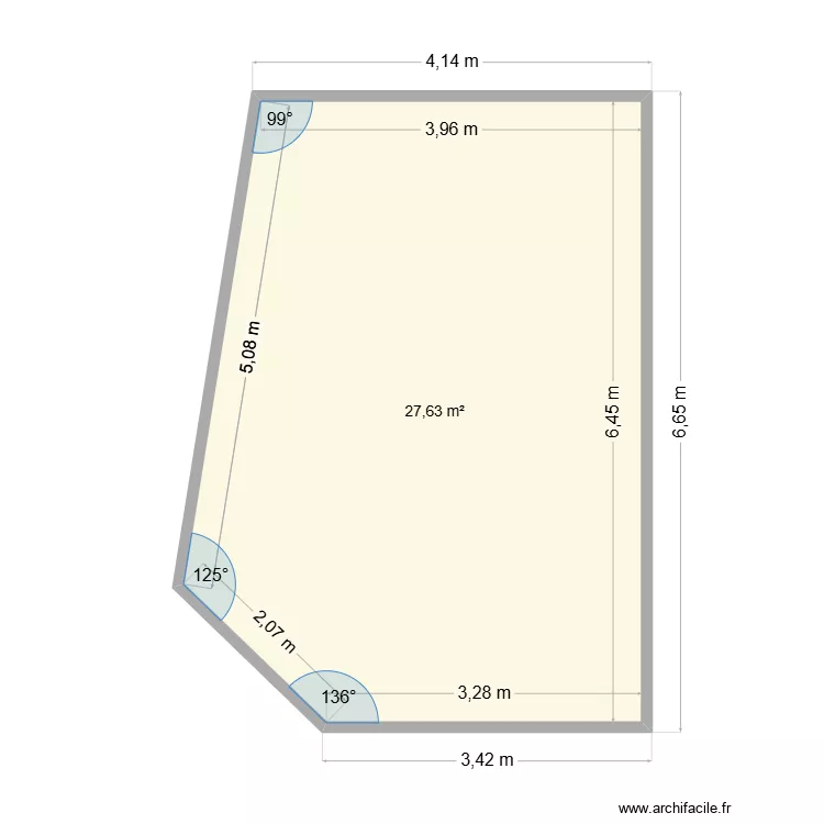 Jardin. Plan de 1 et 28 m² Jardin. Plan de 1 et 28 m²