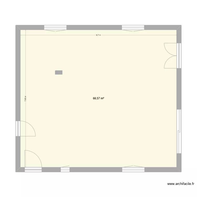 Dewi St Etienne. Plan de 
