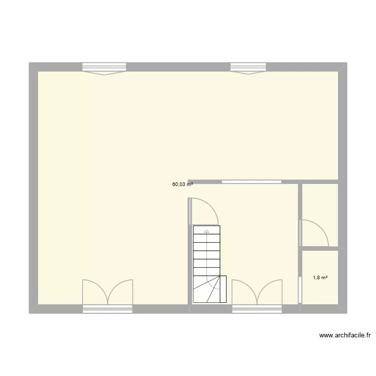 24460RdeC. Plan de 2 et 62 m² 24460RdeC. Plan de 2 et 62 m²