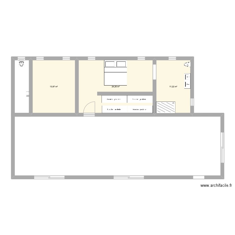 St Michel 1. Plan de 0 pièce et 0 m2